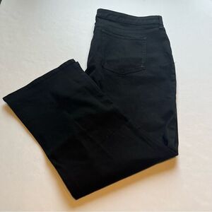 Style & Co Women's Boot Leg Black Pants Cotton Blend Size 22WP Mid-rise